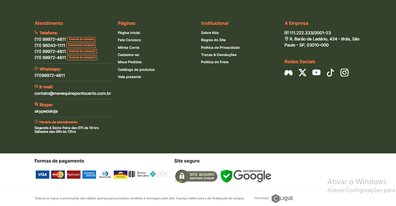 manequins ponto certo manequins ponto certo