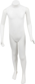 Manequim juvenil expositor branco sem cabe�a branco pl�stico