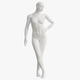 Manequim feminino realista importado 3D ultra brilho pernas cruzadas